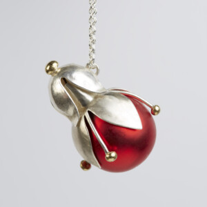 Saatkugel „Goldmohn“, Glas Ø 20 mm, 935 Silber, 585 Gold, 980 € Saatkugel „Goldmohn“, Glas Ø 20 mm, 935 Silber, Gold