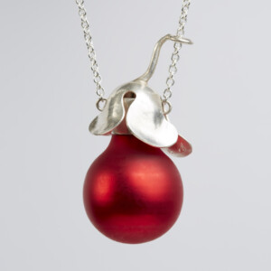 Saatkugel "Fleißige Liese", Glas Ø 20 mm, 935 Silber