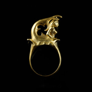 Nixenring, 935 Silber vergoldet, 510 € Nixenring, 935 Silber vergoldet