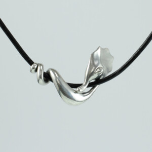 Gewundenes Seepferdchen, 935 Silber
